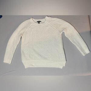 FOREVER 21 white sweater (M)